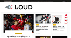 Desktop Screenshot of loud.cl