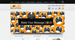 Desktop Screenshot of loud.ms